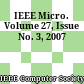 IEEE Micro. Volume 27, Issue No. 3, 2007