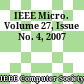 IEEE Micro. Volume 27, Issue No. 4, 2007