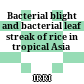 Bacterial blight and bacterial leaf streak of rice in tropical Asia