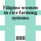 Filipino women in rice farming systems