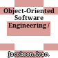 Object-Oriented Software Engineering /