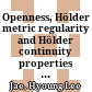 Openness, Hölder metric regularity and Hölder continuity properties of semialgebraic set-valued maps