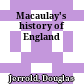Macaulay's history of England