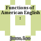 Functions of American English :