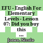 EFU - English For Elementary Levels - Lesson 07: Did you buy this for me?