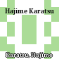 Hajime Karatsu