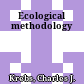 Ecological methodology
