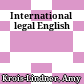 International legal English