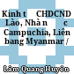 Kinh tế CHDCND Lào, Nhà nước Campuchia, Liên bang Myanmar /