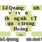 Lê Quang Định với vấn đề thống nhất Tổ quốc trong Hoàng Việt nhất thống dư địa chí.