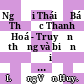 Người Thái ở Bá Thước Thanh Hoá - Truyền thống và biến đổi : Tóm tắt Luận văn Thạc sĩ Lịch sử Việt Nam /