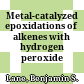 Metal-catalyzed epoxidations of alkenes with hydrogen peroxide /