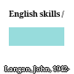 English skills /