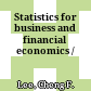 Statistics for business and financial economics /