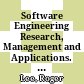 Software Engineering Research, Management and Applications. 1st ed. 2018
