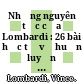 Những nguyên tắc của Lombardi : 26 bài học từ vị huấn luyện viên vĩ đại nhất thế giới Vince Lombardi = The Lombardi rules /