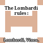 The Lombardi rules :