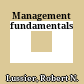 Management fundamentals