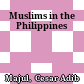 Muslims in the Philippines