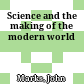 Science and the making of the modern world
