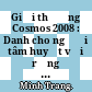 Giải thưởng Cosmos 2008 : Danh cho người tâm huyết với rưng ngập mặn Việt Nam  /