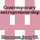 Contemporary entrepreneurship