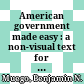 American government made easy : a non-visual text for the MTV generation /