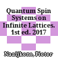 Quantum Spin Systems on Infinite Lattices. 1st ed. 2017