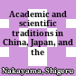 Academic and scientific traditions in China, Japan, and the West