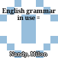 English grammar in use =