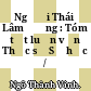 Người Thái ở Lâm Đồng : Tóm tắt luận văn Thạc sĩ Sử học /