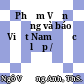 Phạm Văn Đồng và báo Việt Nam độc lập /