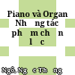 Piano và Organ Những tác phẩm chọn lọc