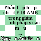 Phân lập hợp chất FUB-AMB trong giám định pháp y các mẫu cần sa tổng hợp thu tại Việt Nam từ 2016 - 2018