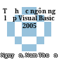 Tự học ngôn ngữ lập Visual Basic 2005