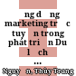 Ứng dụng marketing trực tuyến trong phát triển Du lịch y tế ở Việt Nam = Online marketing applications for the medical tourism sector in Vietnam