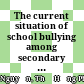 The current situation of school bullying among secondary school students in Da Nang city, Vietnam.