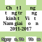 Chất lượng tăng trưởng kinh tế Việt Nam giai đoạn 2011-2017