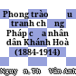 Phong trào đấu tranh chống Pháp của nhân dân Khánh Hoà (1884-1914)