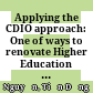 Applying the CDIO approach: One of ways to renovate Higher Education management at University of Technical Education of HCM City(UTE-HCM)