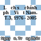 Lịch sử chính phủ Việt Nam. T.3, 1976 - 2005