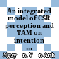 An integrated model of CSR perception and TAM on intention to adopt mobile banking