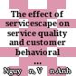 The effect of servicescape on service quality and customer behavioral intention–An evidence in coffeeshop service in Viet Nam market