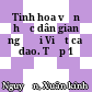 Tinh hoa văn học dân gian người Việt ca dao. Tập 1