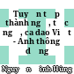 Tuyển tập thành ngữ, tục ngữ, ca dao Việt - Anh thông dụng