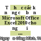 Tự học các kỹ năng cơ bản Microsoft Office Excel 2010 cho người mới sử dụng /