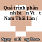 Quá trình phân định biển Việt Nam Thái Lan /
