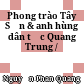 Phong trào Tây Sơn & anh hùng dân tộc Quang Trung /