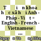 Từ điển khoa học xã hội Anh - Pháp - Việt = English - French - Vietnamese dictionary of social science = Dictionnaire Anglais - Francais - Vietnamien des sciences sociales /