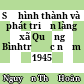 Sự hình thành và phát triển làng xã Quảng Bìnhtrước năm 1945 /